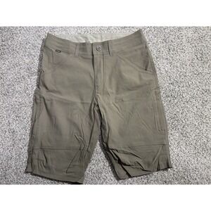 Kuhl Shorts Mens 30 Storm Khaki Silencr Ripstop Hiking Climbing Outdoors Durable
